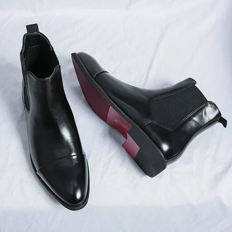 Kieran | Black Chelsea Dress Boots