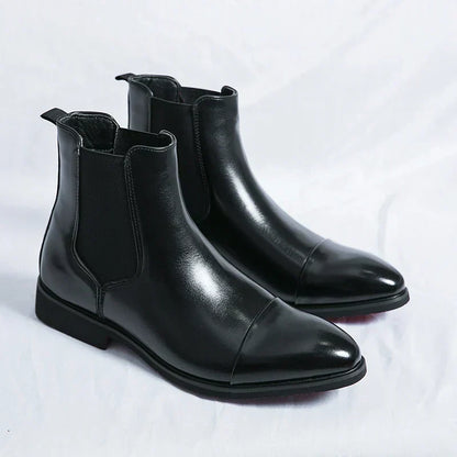 Kieran | Black Chelsea Dress Boots