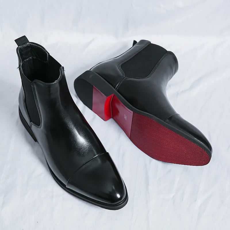 Kieran | Black Chelsea Dress Boots