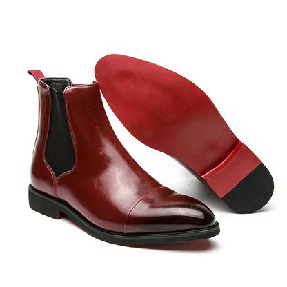 Kieran | Black Chelsea Dress Boots