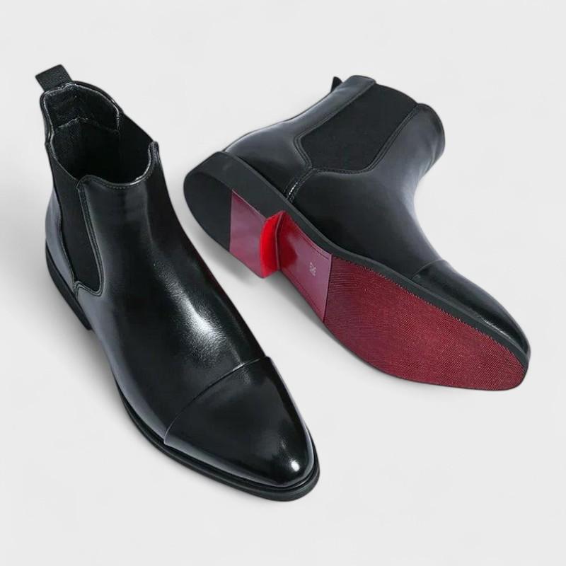 Kieran | Black Chelsea Dress Boots