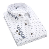 White with Navy Dots & Embroidery