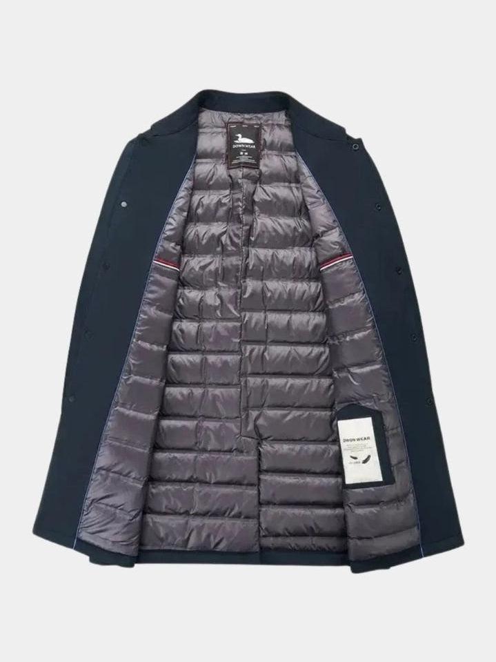 Edward | Navy Layered Winter Coat