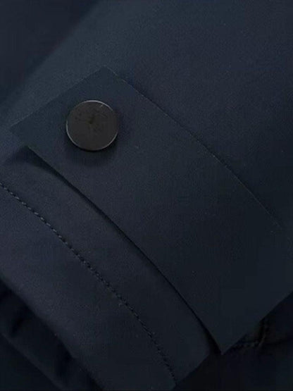 Edward | Navy Layered Winter Coat