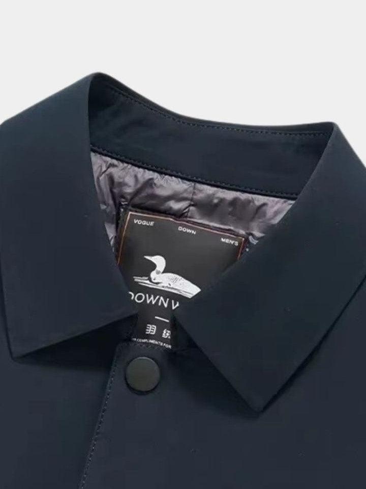 Edward | Navy Layered Winter Coat
