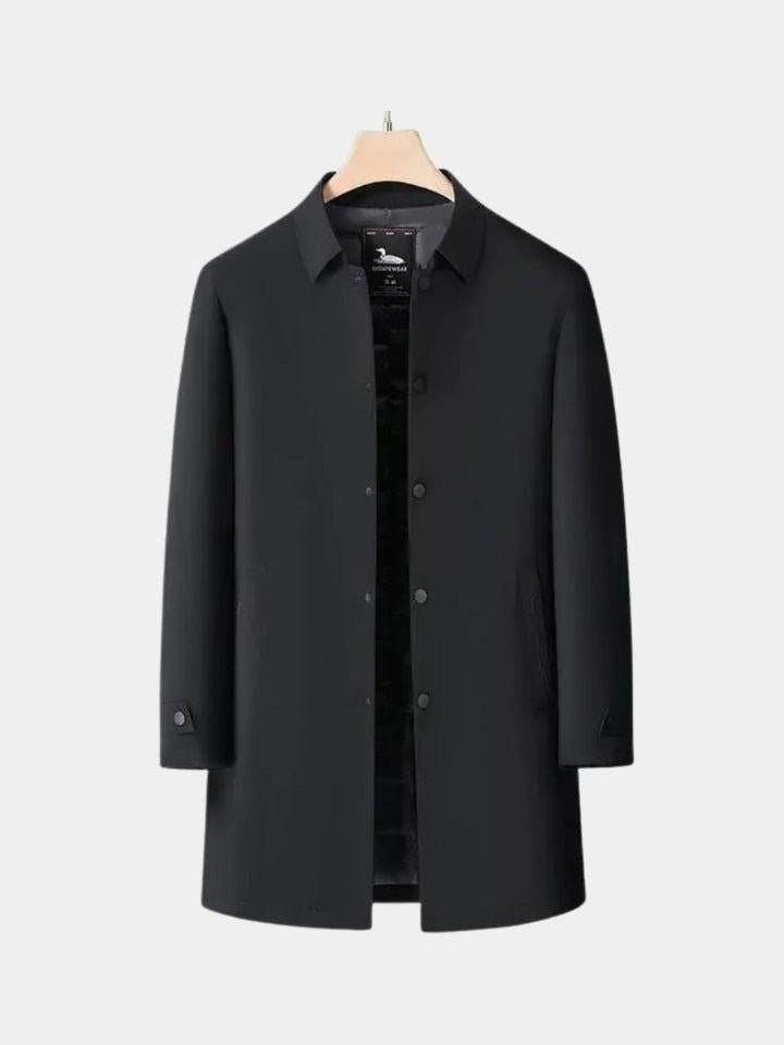 Edward | Navy Layered Winter Coat