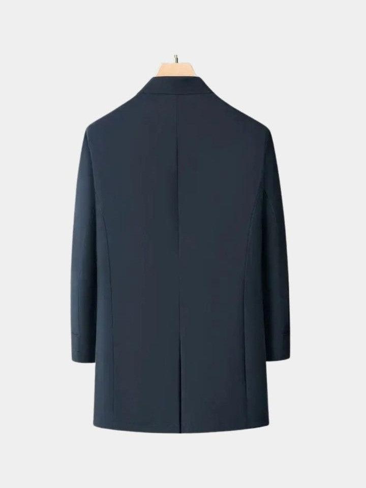 Edward | Navy Layered Winter Coat