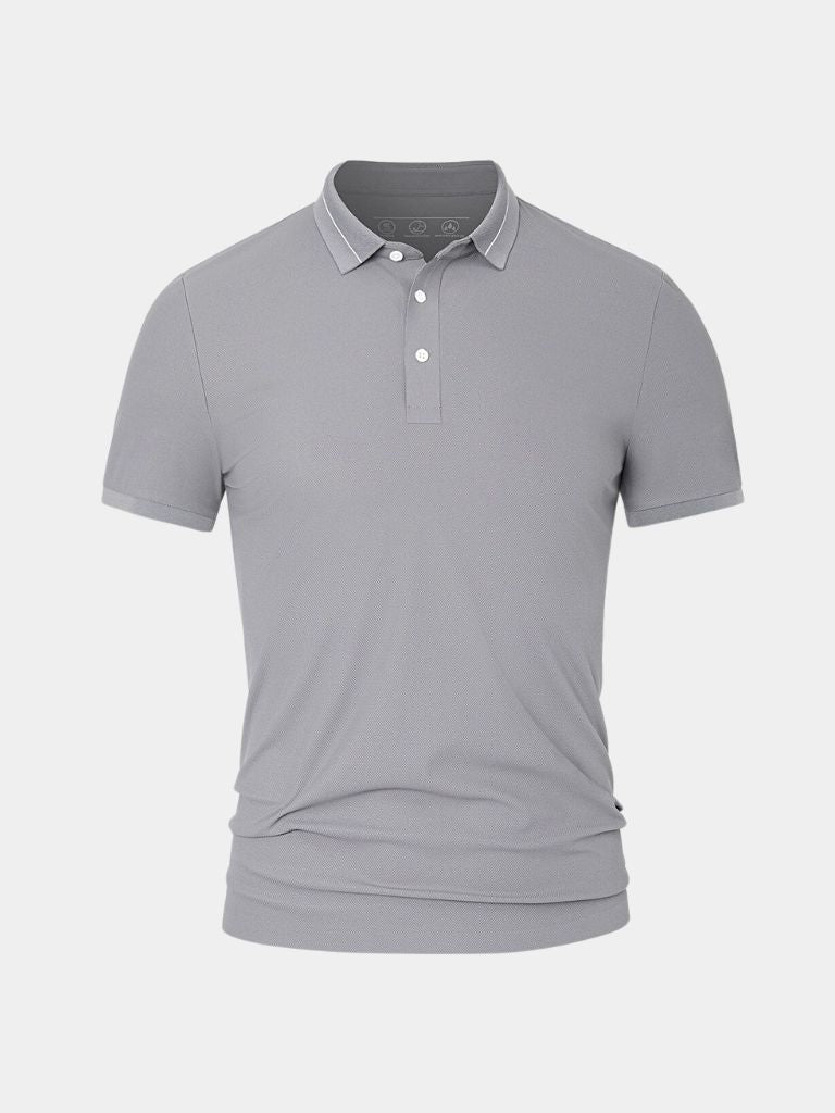 Clifford | Grey Classic Polo Shirt