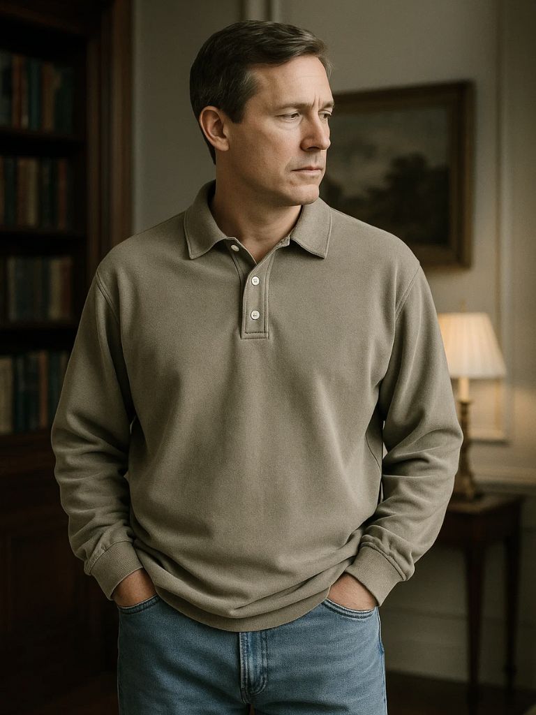 Kyle | Long-Sleeve Polo Shirt