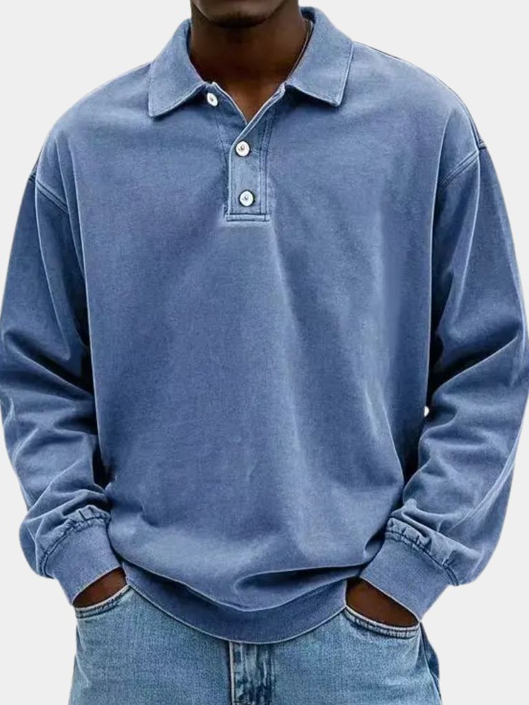 Kyle | Long-Sleeve Polo Shirt