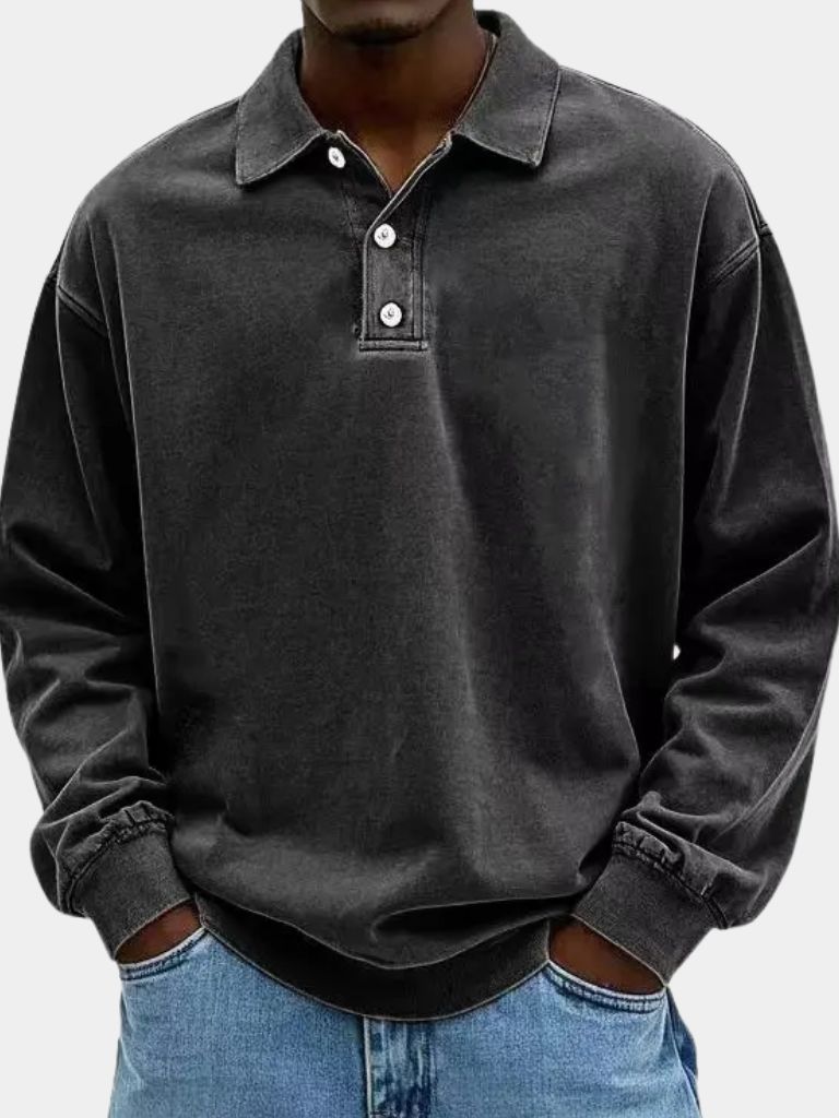 Kyle | Long-Sleeve Polo Shirt