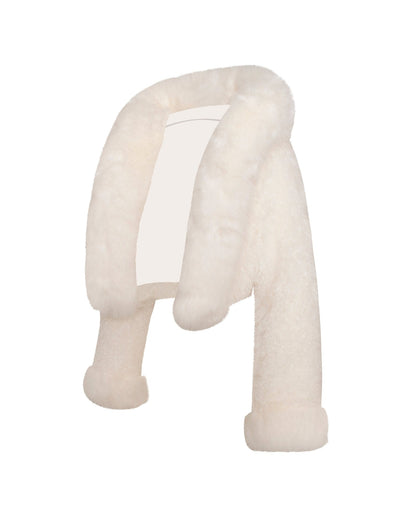 Kara | White Faux-Fur Jacket