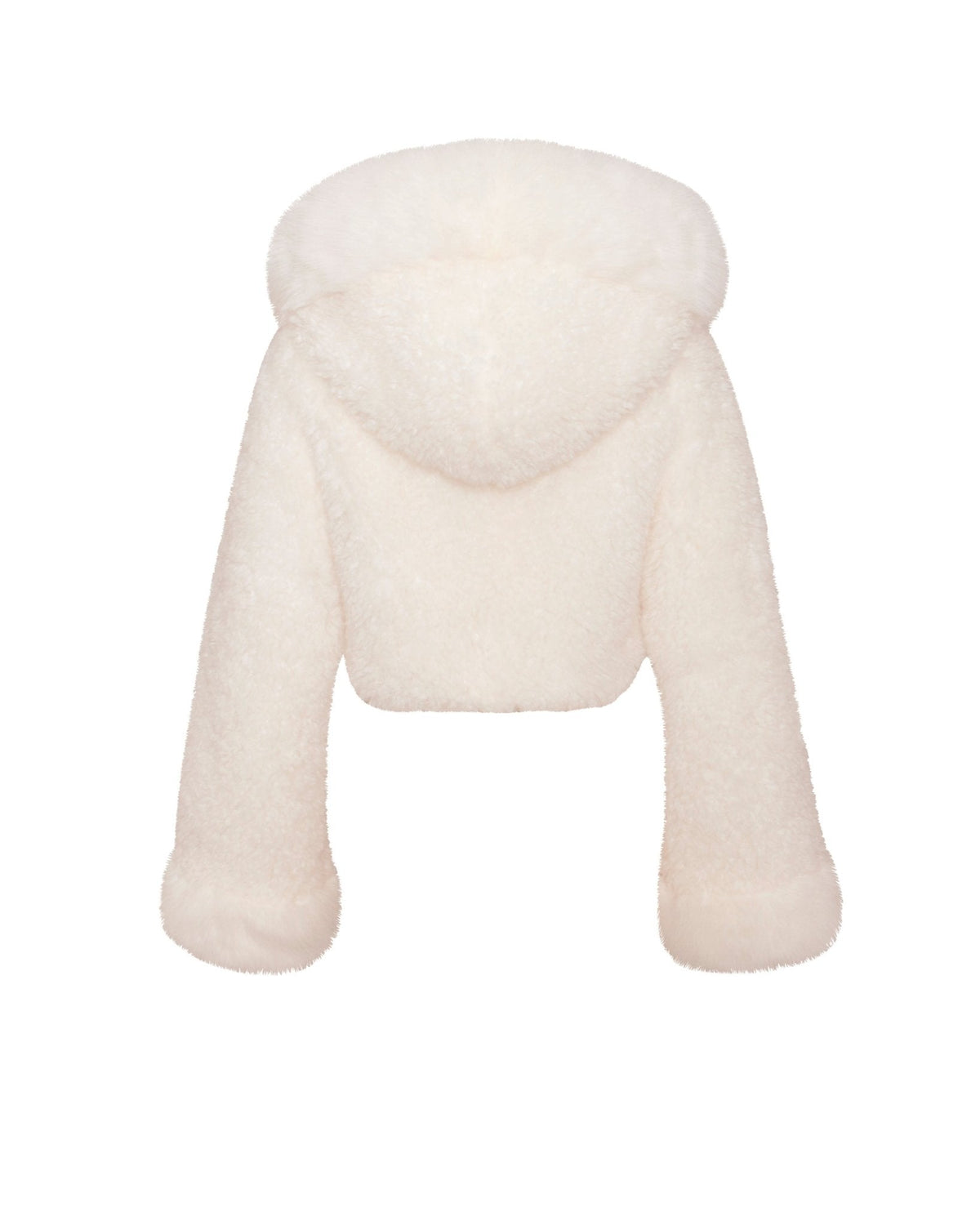 Kara | White Faux-Fur Jacket