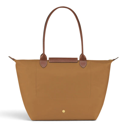 Gail | Large Cognac Brown Foldable Tote Bag