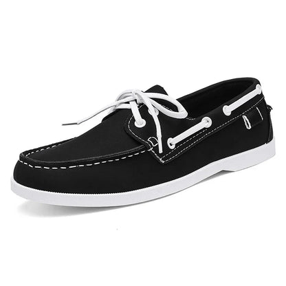 Clive | Black Leather Business Loafers
