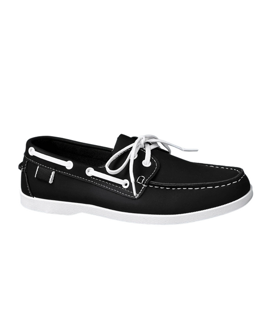 Clive | Black Leather Business Loafers