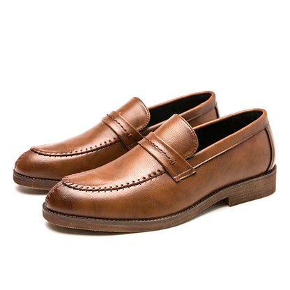 Trevor | Leather Dress Loafers
