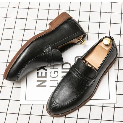 Trevor | Leather Dress Loafers