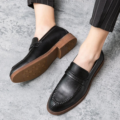 Trevor | Leather Dress Loafers