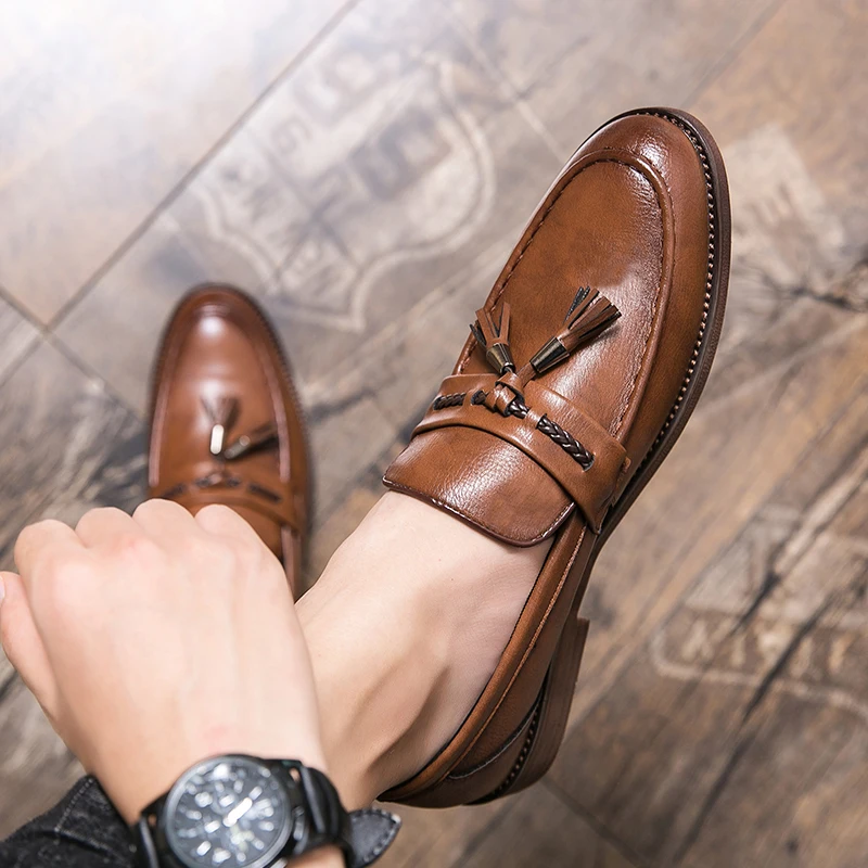Christopher | Tassel Leather Loafers