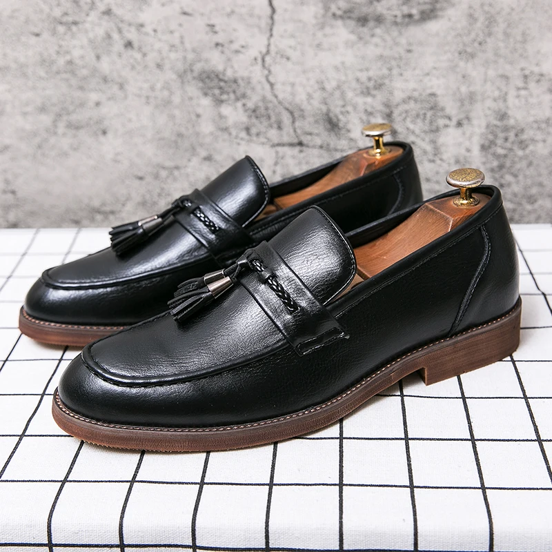 Christopher | Tassel Leather Loafers