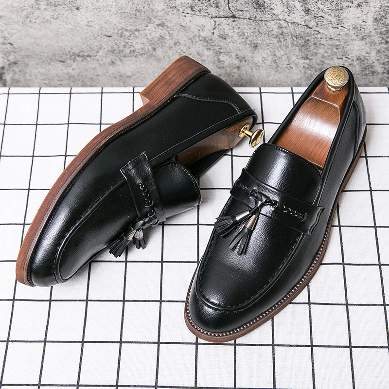 Christopher | Tassel Leather Loafers