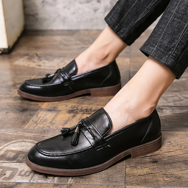 Christopher | Tassel Leather Loafers