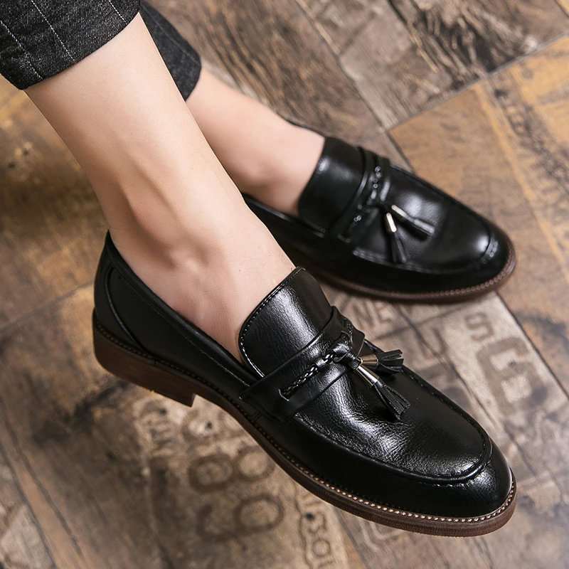 Christopher | Tassel Leather Loafers