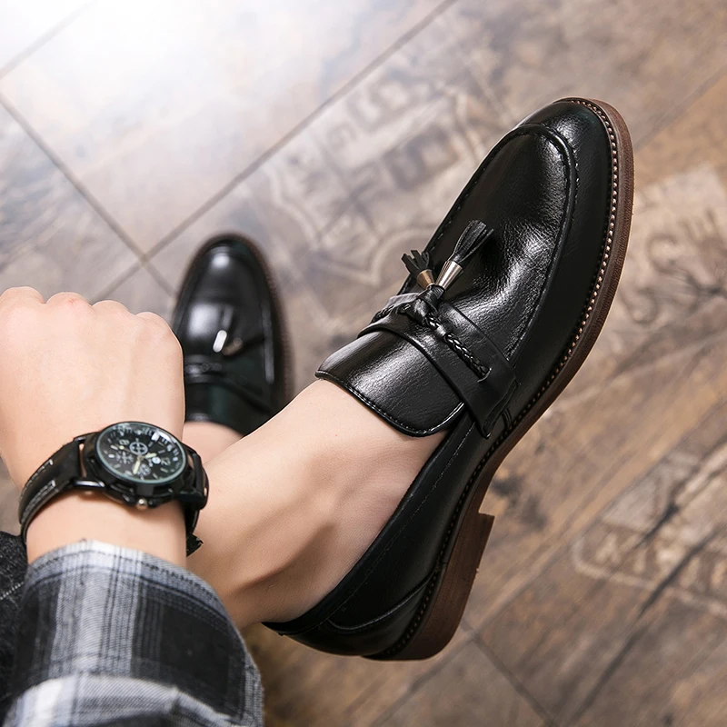 Christopher | Tassel Leather Loafers