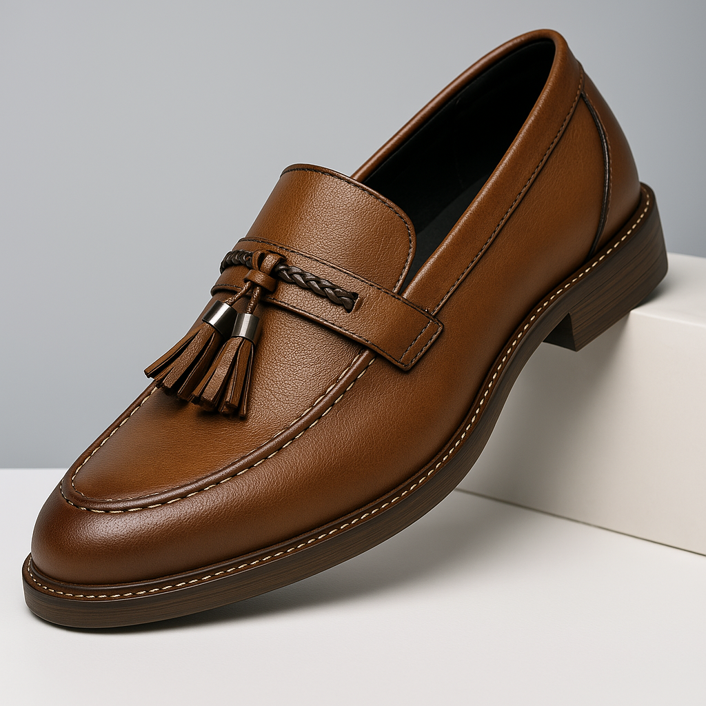 Christopher | Tassel Leather Loafers