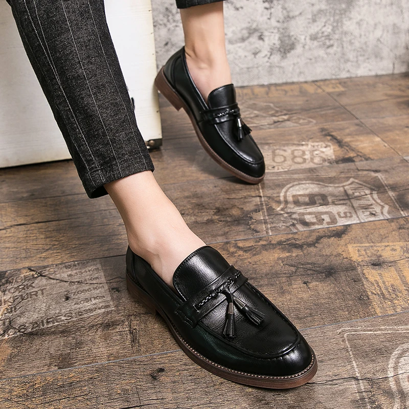 Christopher | Tassel Leather Loafers