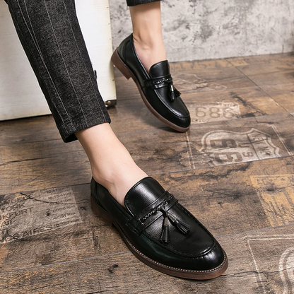 Christopher | Tassel Leather Loafers