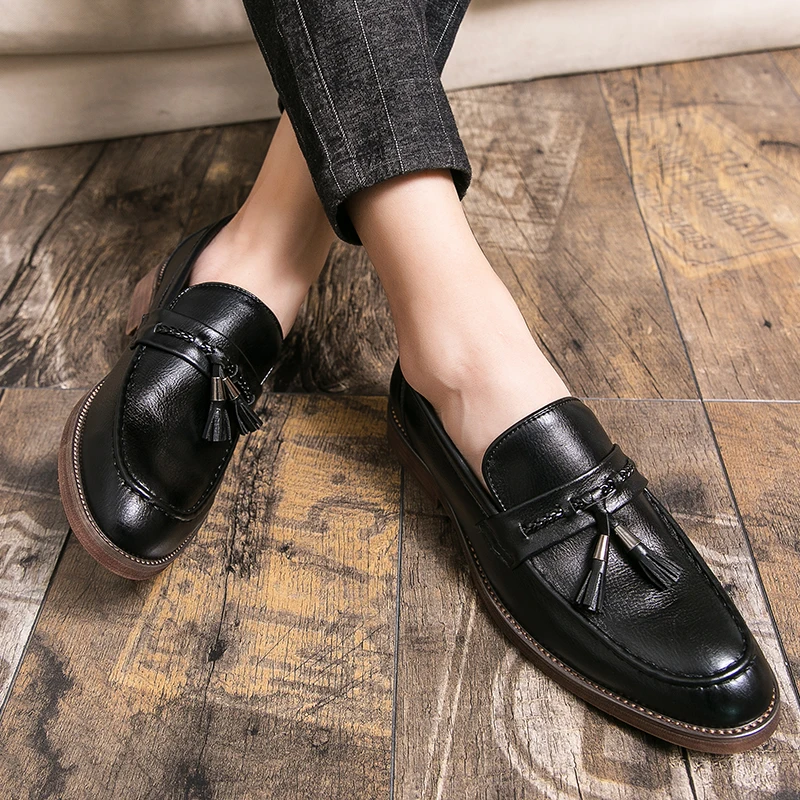 Christopher | Tassel Leather Loafers