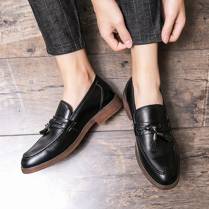 Christopher | Tassel Leather Loafers