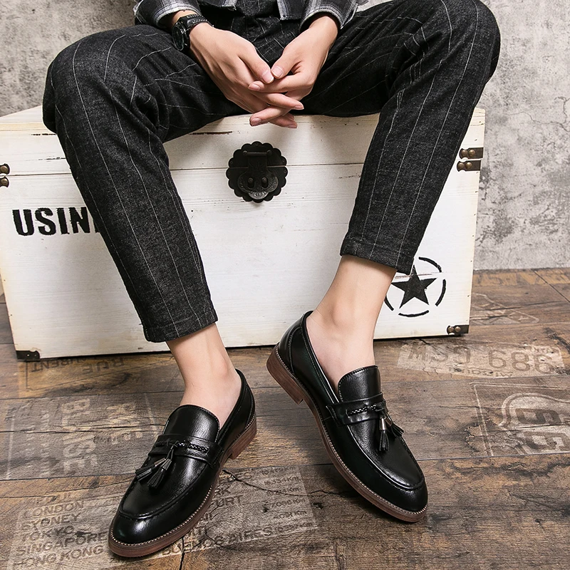 Christopher | Tassel Leather Loafers