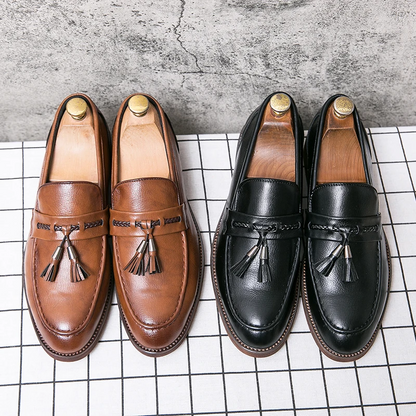 Christopher | Tassel Leather Loafers