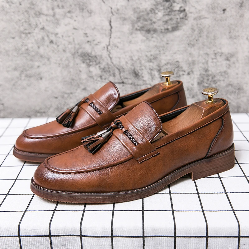 Christopher | Tassel Leather Loafers