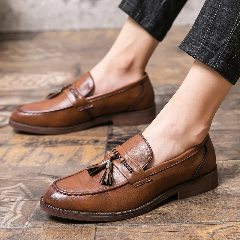 Christopher | Tassel Leather Loafers