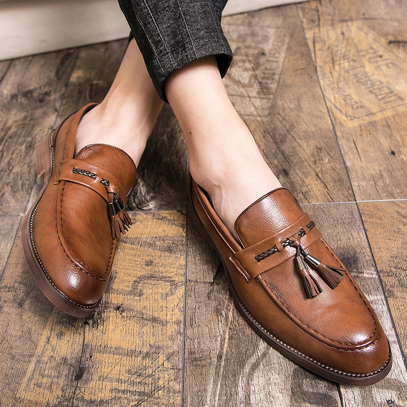 Christopher | Tassel Leather Loafers