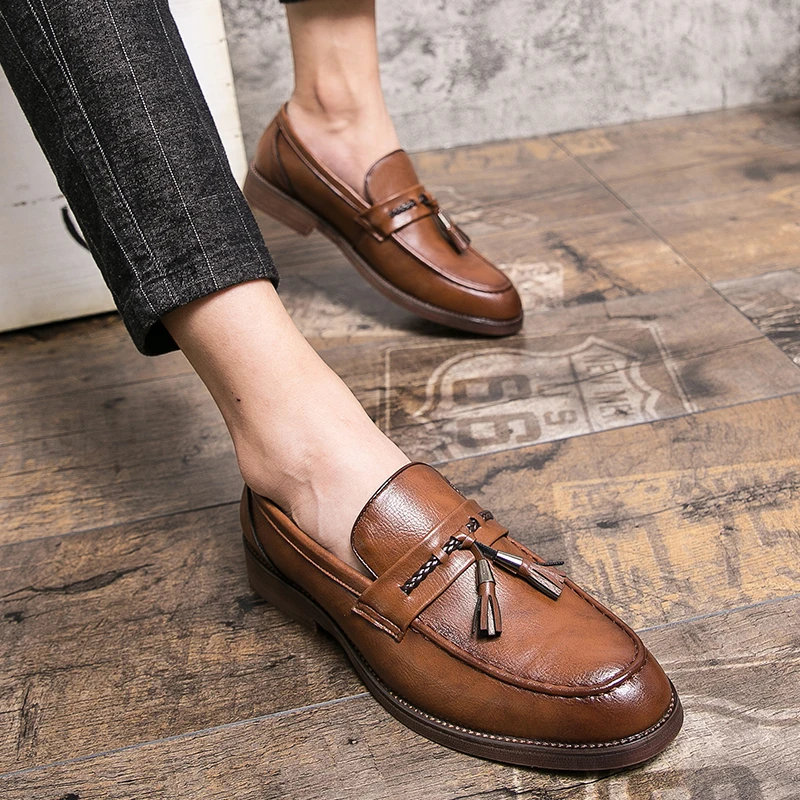 Christopher | Tassel Leather Loafers