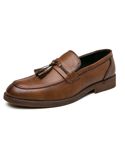 Christopher | Tassel Leather Loafers
