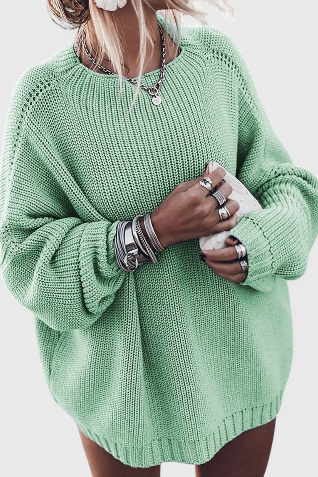 Lana | Beige Relaxed Knit Jumper