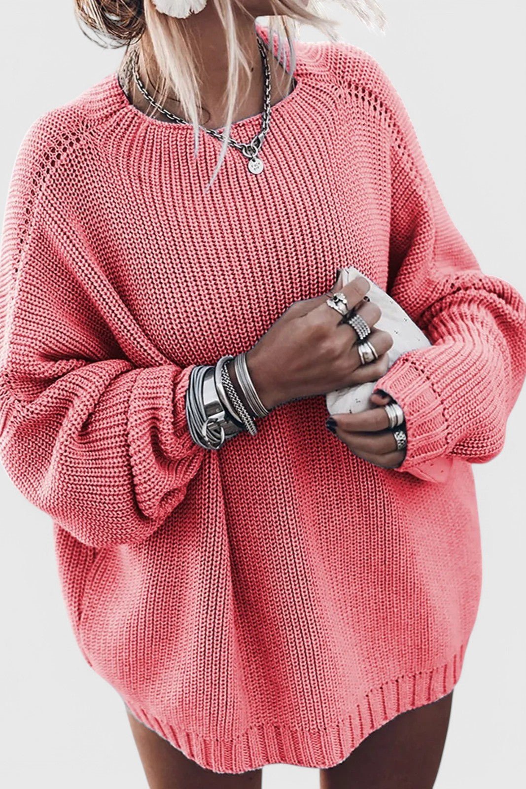 Lana | Beige Relaxed Knit Jumper