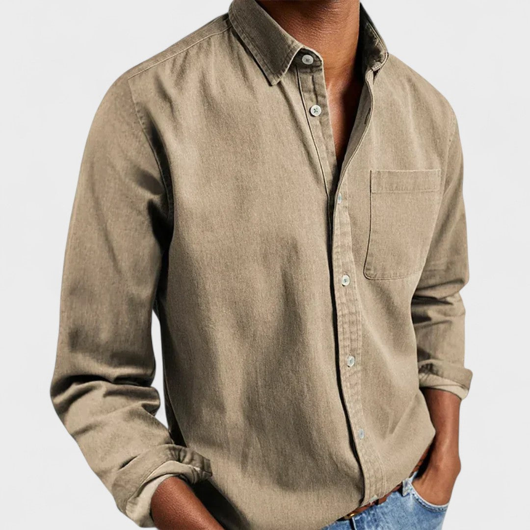 George | Navy Relaxed Button-Down Shirt
