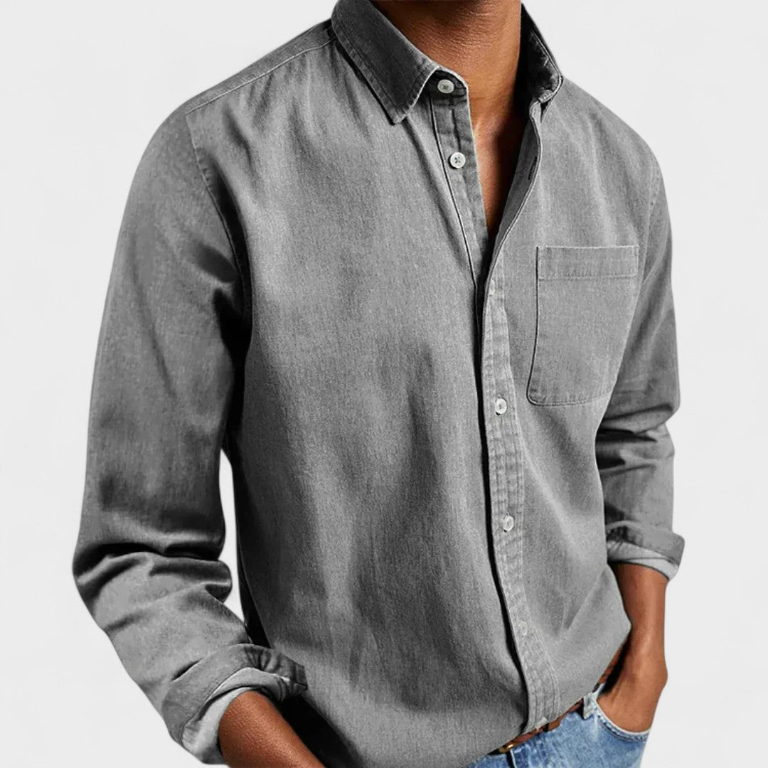 George | Navy Relaxed Button-Down Shirt