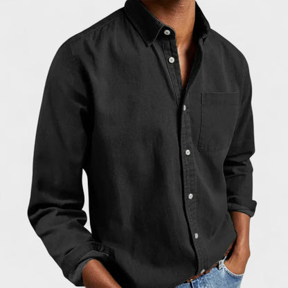 George | Navy Relaxed Button-Down Shirt