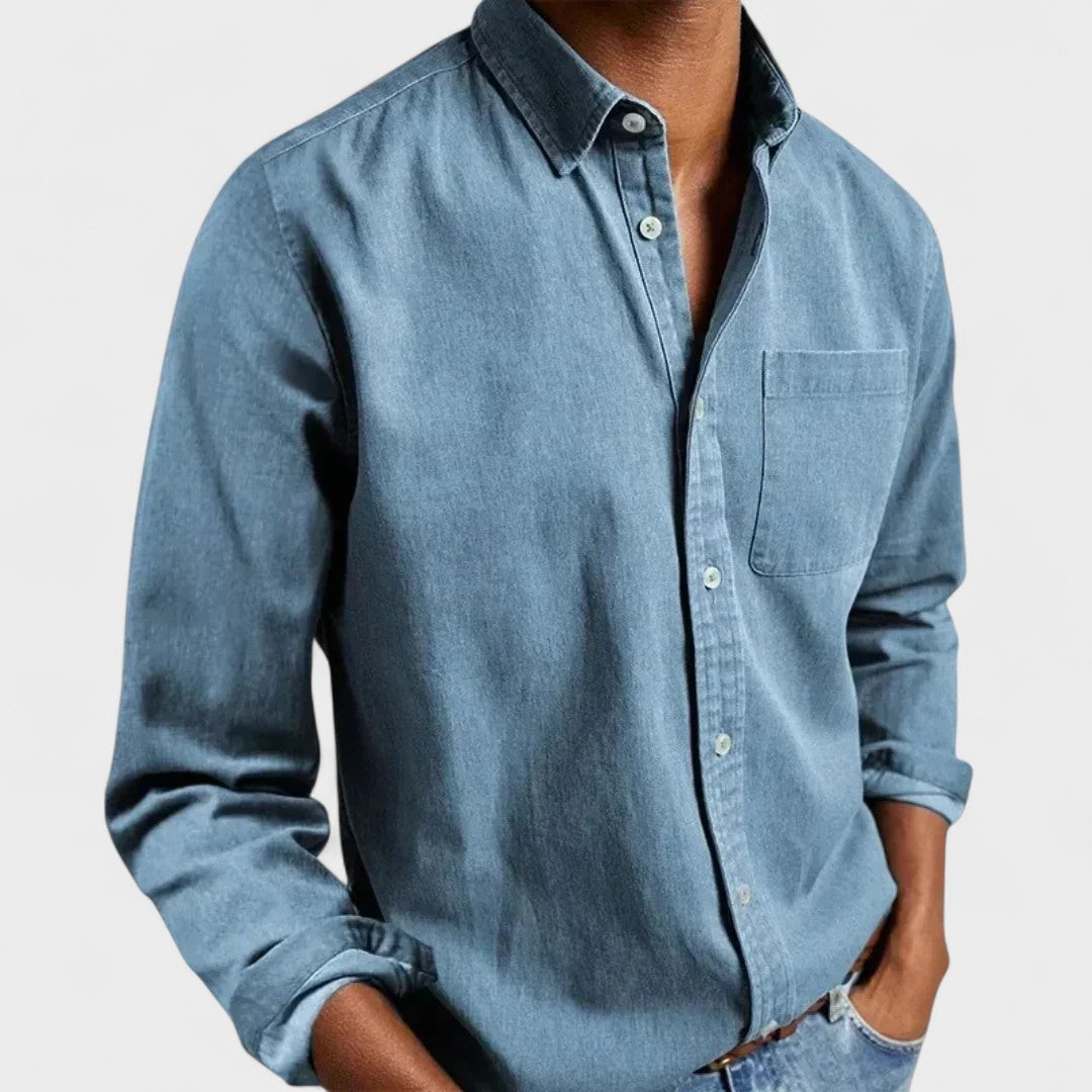 George | Navy Relaxed Button-Down Shirt
