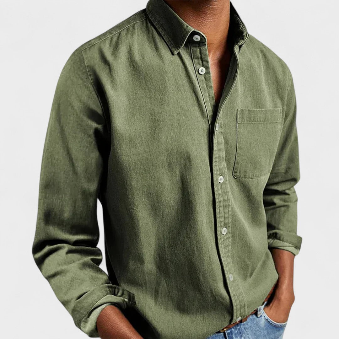 George | Navy Relaxed Button-Down Shirt
