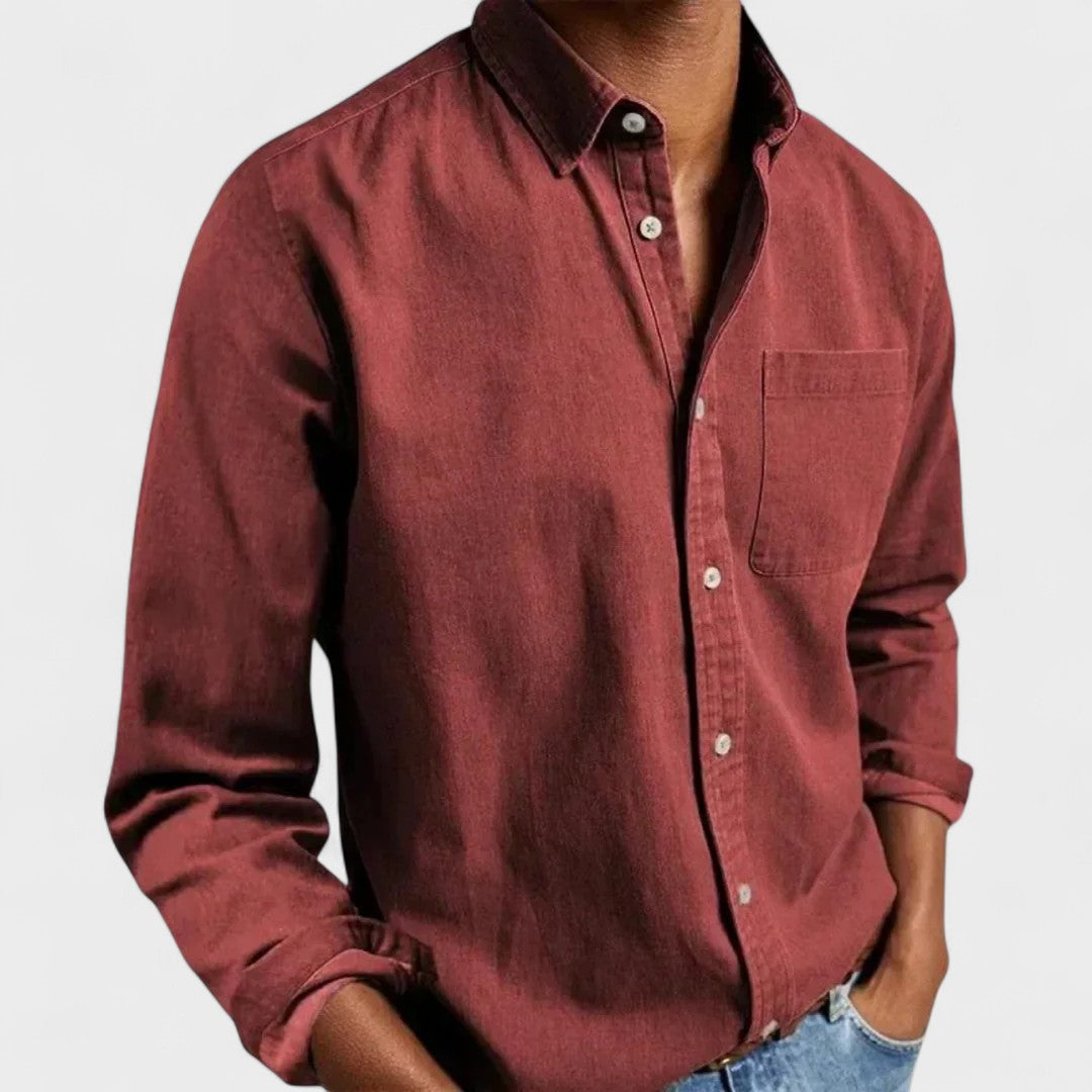 George | Navy Relaxed Button-Down Shirt