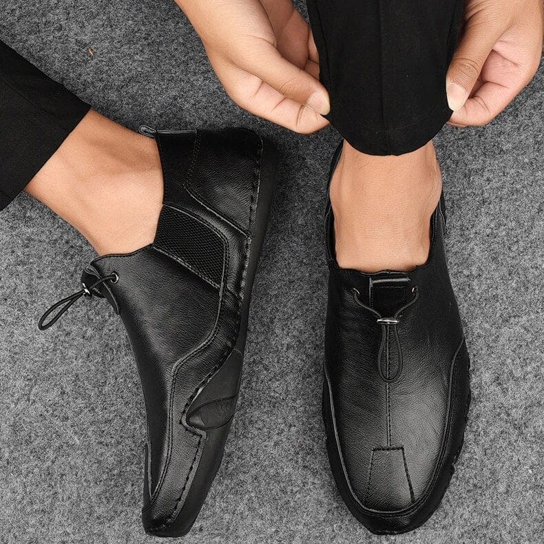 Lachlan | Cream Slip-On Shoes